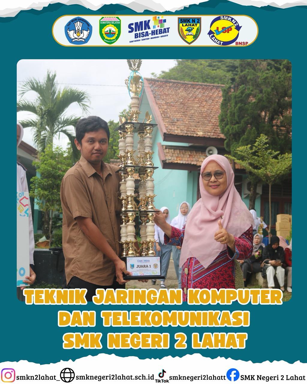 Juara 1 Lomba Karya Tulis Ilmiah Tingkat SMA/SMK KABUPATEN LAHAT 