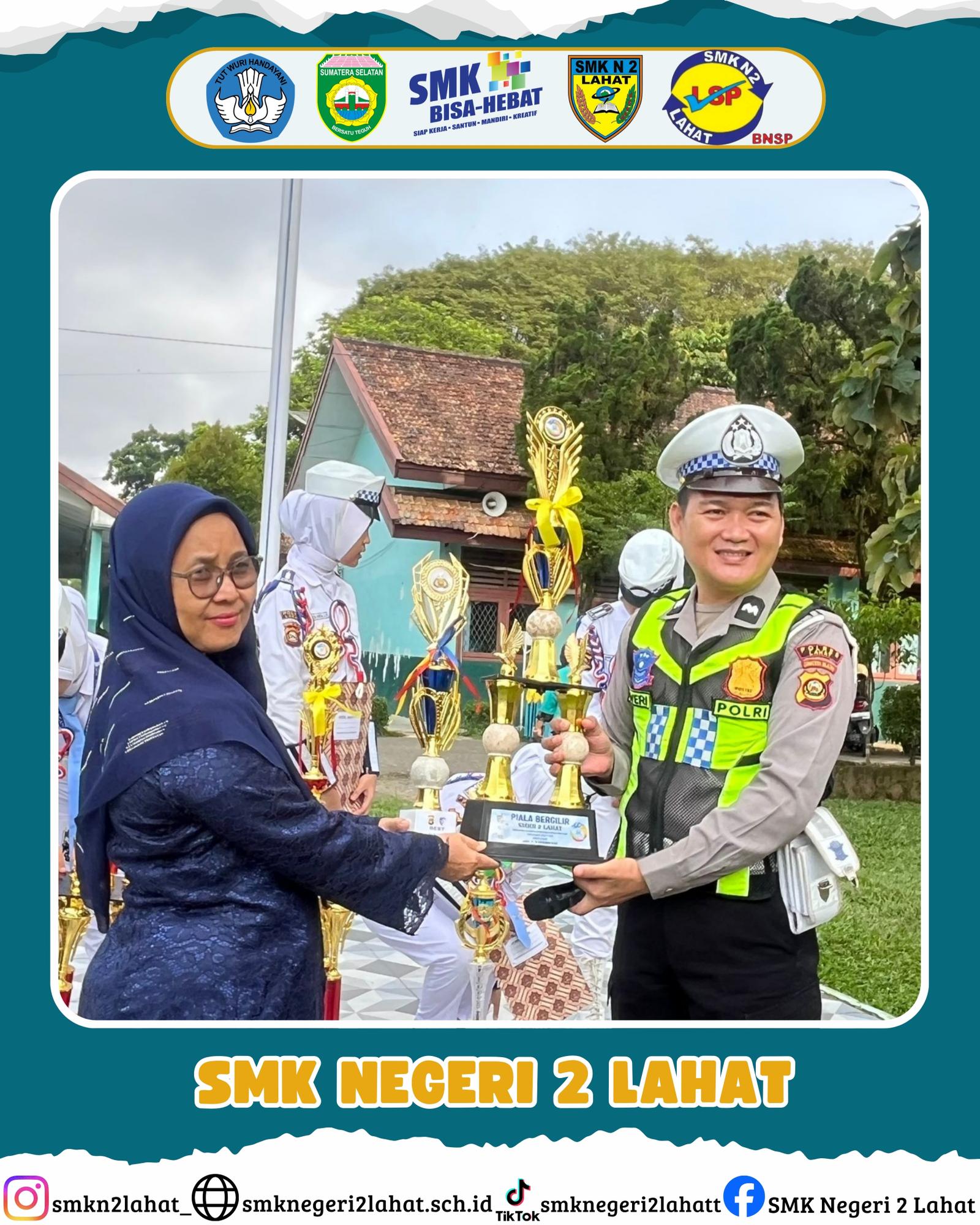 Gambar 2 - SMKN 2 LAHAT MENGUCAPKAN SELAMAT HARI KARTINI NASIONAL DAN SELAMAT JUGA UNTUK SISWA DAN SISWI SMKN 2 LAHAT YANG MENDAPATKAN JUARA DARI LANTAS KAB. LAHAT
