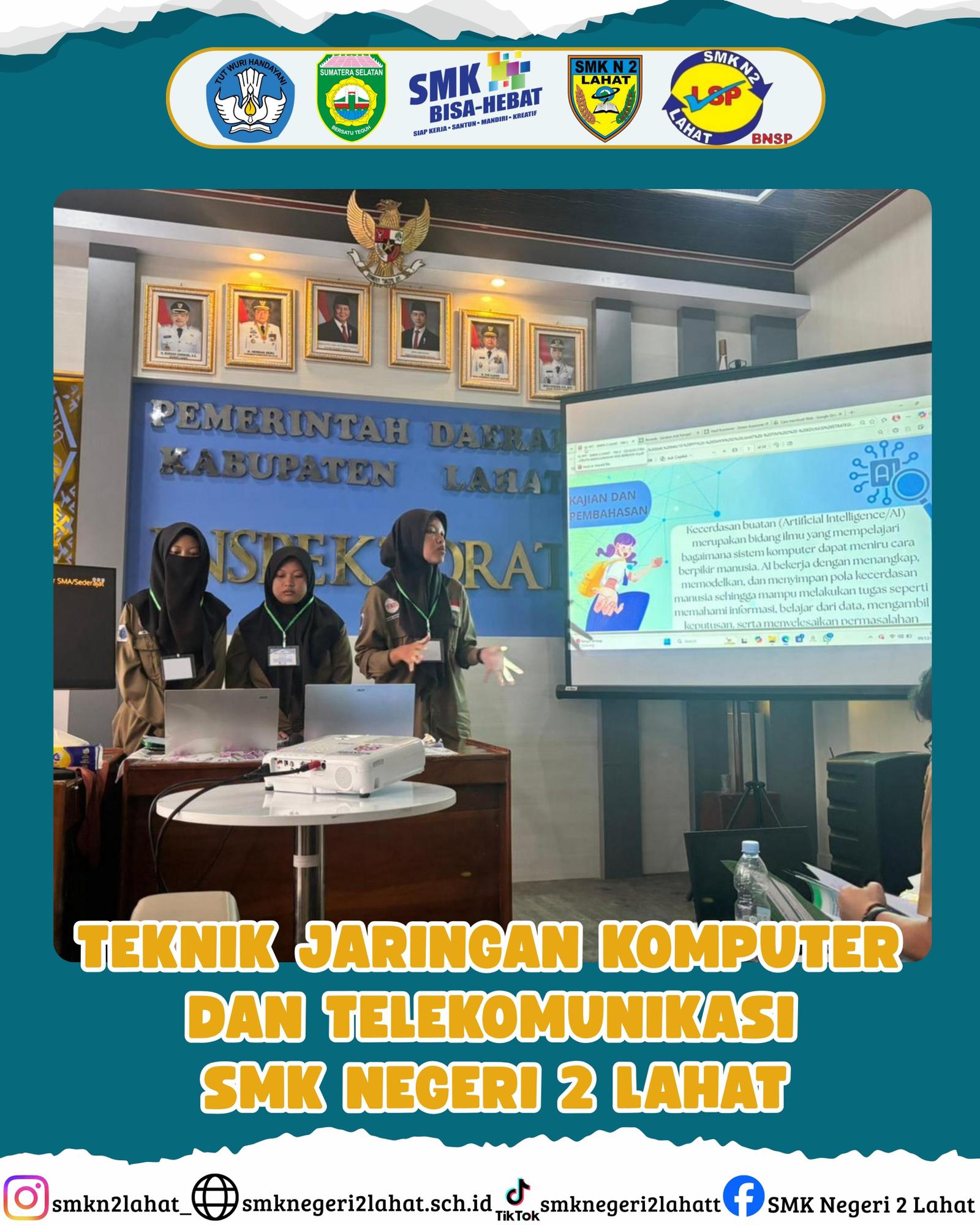 Gambar 3 - Juara 1 Lomba Karya Tulis Ilmiah Tingkat SMA/SMK KABUPATEN LAHAT yang diselenggarakan oleh INSPEKTORAT LAHAT
