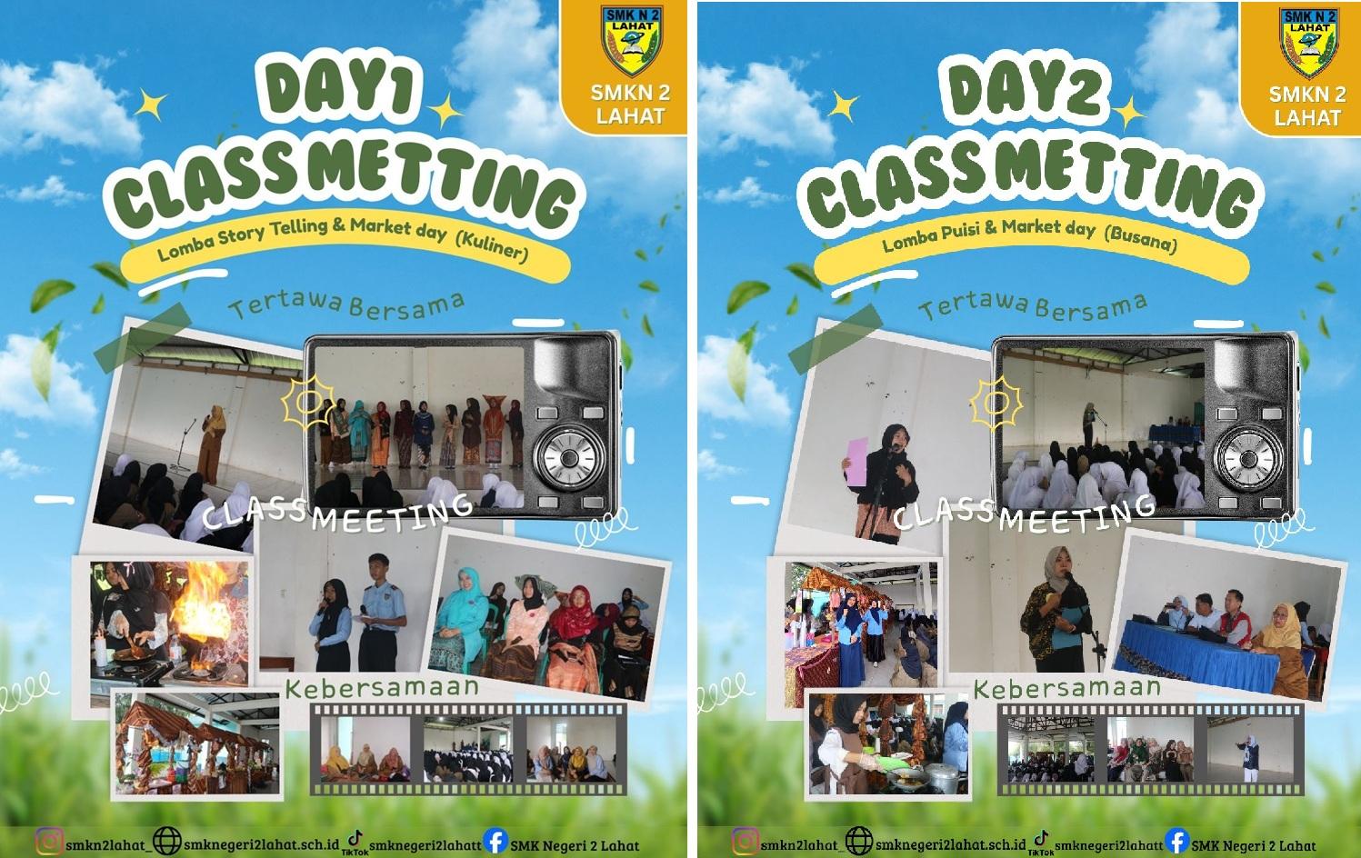 SMK Negeri 2 Lahat Gelar Class Meeting Semester Ganjil 2025, Kombinasi Lomba dan Market Day Seru!